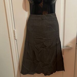 LOFT Women's A-Line Skirt in Dark Gray